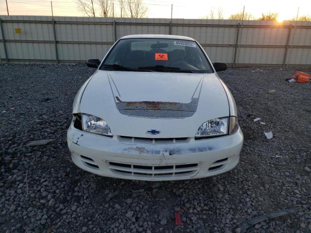 1G1JC124X17369595 - 2001 CHEVROLET CAVALIER WHITE photo 5