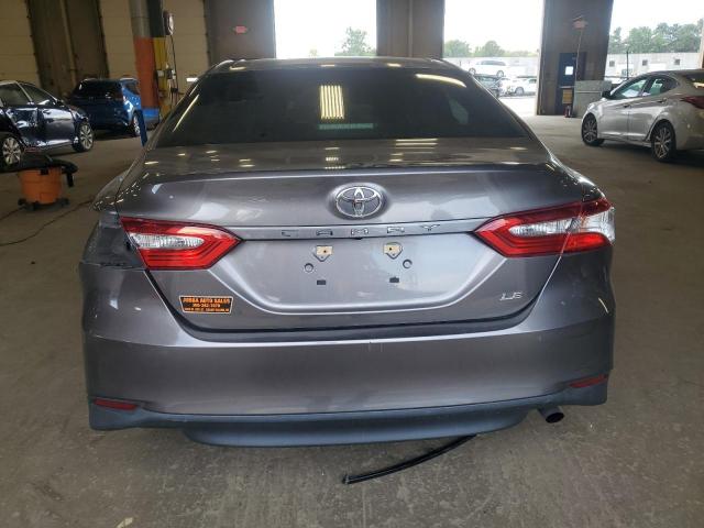 4T1B11HK8JU601504 - 2018 TOYOTA CAMRY L GRAY photo 6