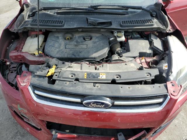 1FMCU0J92EUB78261 - 2014 FORD ESCAPE TITANIUM RED photo 12