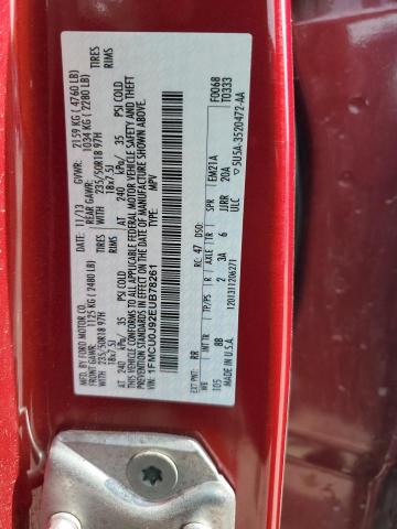 1FMCU0J92EUB78261 - 2014 FORD ESCAPE TITANIUM RED photo 14