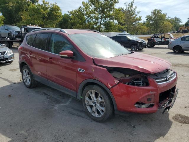 1FMCU0J92EUB78261 - 2014 FORD ESCAPE TITANIUM RED photo 4
