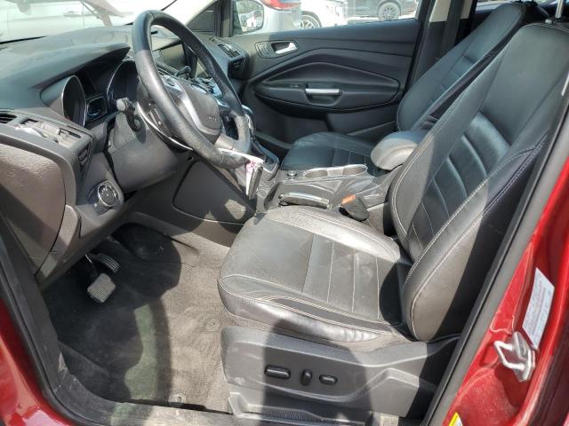 1FMCU0J92EUB78261 - 2014 FORD ESCAPE TITANIUM RED photo 7