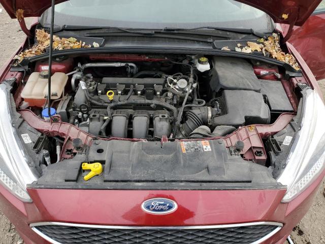 1FADP3F22HL342511 - 2017 FORD FOCUS SE RED photo 11