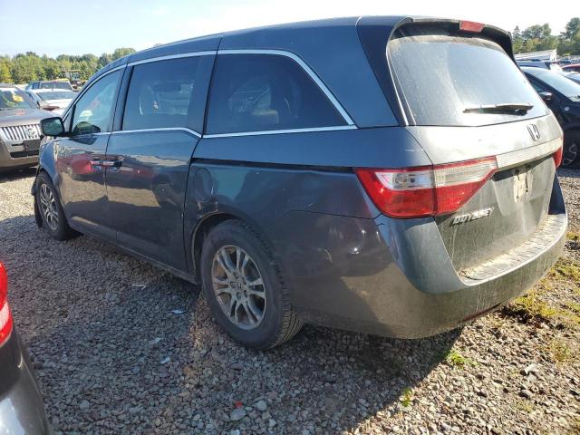 5FNRL5H62CB129495 - 2012 HONDA ODYSSEY EXL GRAY photo 2