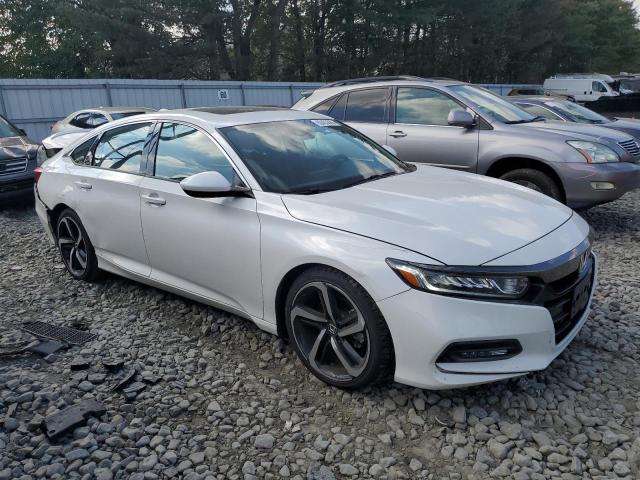 1HGCV2F31KA036208 - 2019 HONDA ACCORD SPORT Biały zdjęcie 4