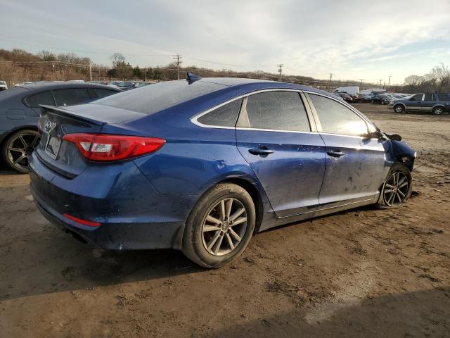 5NPE24AF7FH202565 - 2015 HYUNDAI SONATA SE BLUE photo 3