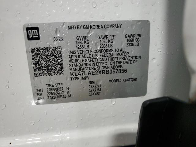 KL47LAE2XRB057856 - 2024 BUICK ENVISTA PREFERRED Белый фото 12