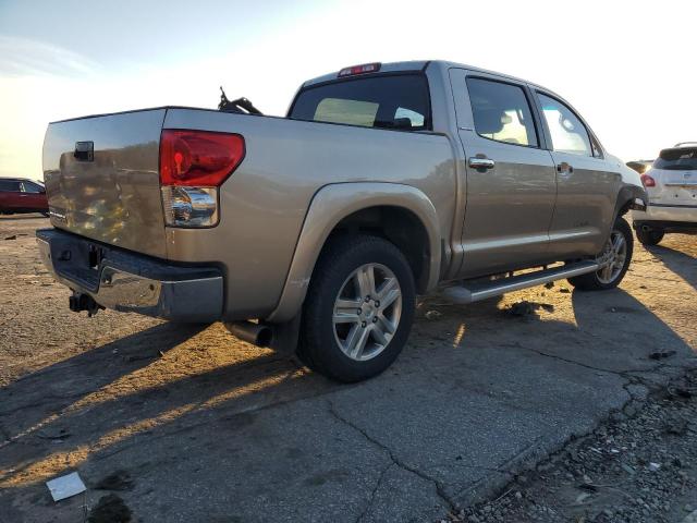 5TFEV58188X039553 - 2008 TOYOTA TUNDRA CREWMAX LIMITED BEIGE photo 3