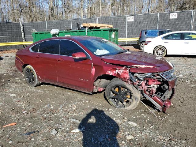 2G1105SAXH9141191 - 2017 CHEVROLET IMPALA LT BURGUNDY photo 4