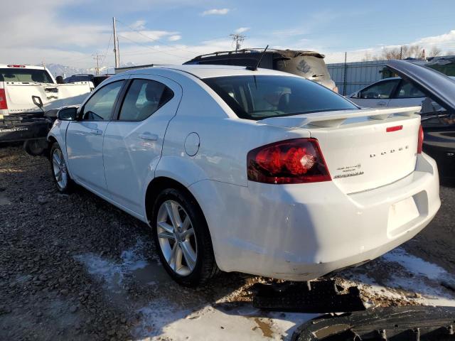 1C3CDZCG5EN187992 - 2014 DODGE AVENGER SXT WHITE photo 2