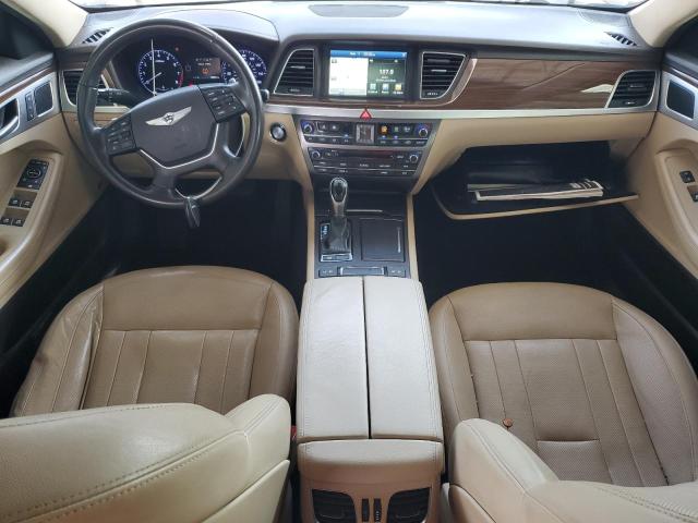 KMHGN4JE7FU091458 - 2015 HYUNDAI GENESIS 3.8L Weiß Foto 8