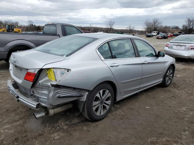 1HGCR2F33DA134972 - 2013 HONDA ACCORD LX SILVER photo 3