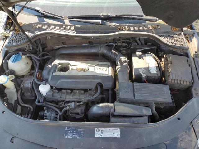 WVWMP7AN9BE724176 - 2011 VOLKSWAGEN CC SPORT أسود صورة 11