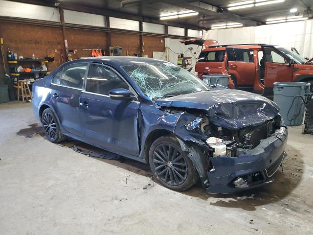 3VWLL7AJ2EM362207 - 2014 VOLKSWAGEN JETTA TDI BLUE photo 4