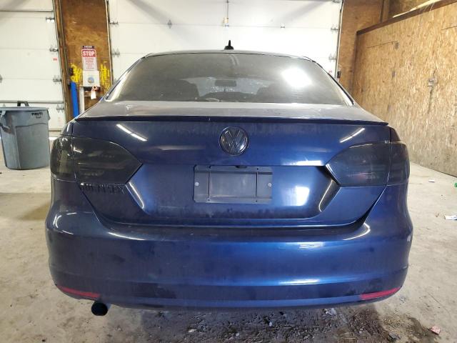 3VWLL7AJ2EM362207 - 2014 VOLKSWAGEN JETTA TDI BLUE photo 6