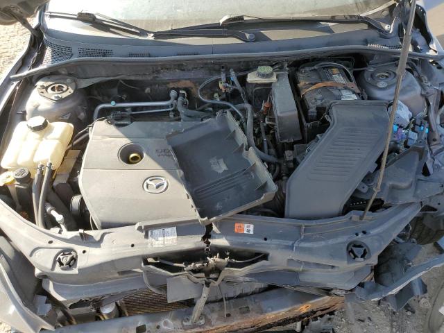 JM1BK343581840645 - 2008 MAZDA 3 HATCHBACK GRAY photo 11