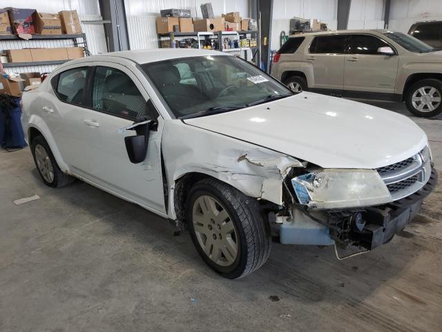 1B3BD4FB4BN548619 - 2011 DODGE AVENGER EXPRESS Biały zdjęcie 4