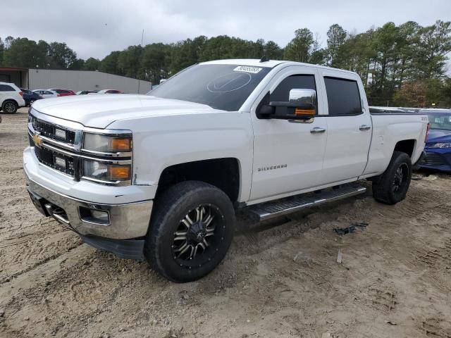 3GCUKREC4EG163224 - 2014 CHEVROLET SILVERADO K1500 LT WHITE photo 1