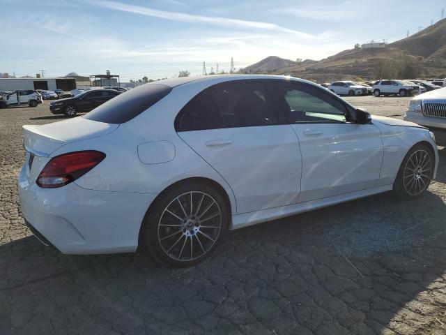 55SWF4JB0JU275143 - 2018 MERCEDES-BENZ C 300 WHITE photo 3