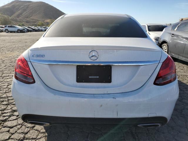 55SWF4JB0JU275143 - 2018 MERCEDES-BENZ C 300 WHITE photo 6