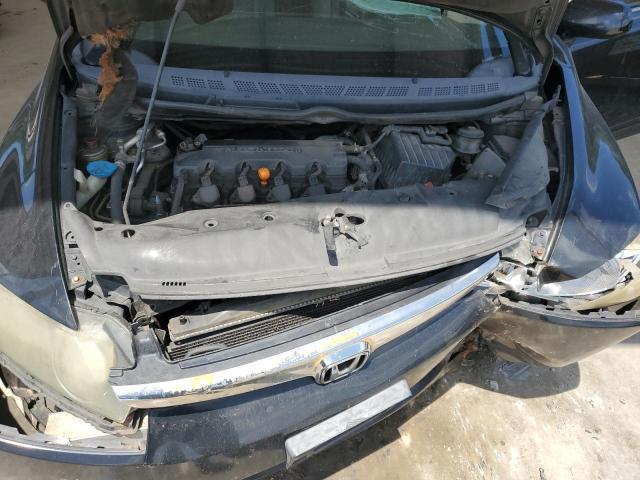 JHMFA168X7S000160 - 2007 HONDA CIVIC EX BLACK photo 11
