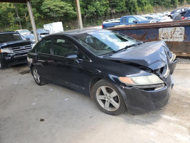 JHMFA168X7S000160 - 2007 HONDA CIVIC EX BLACK photo 4
