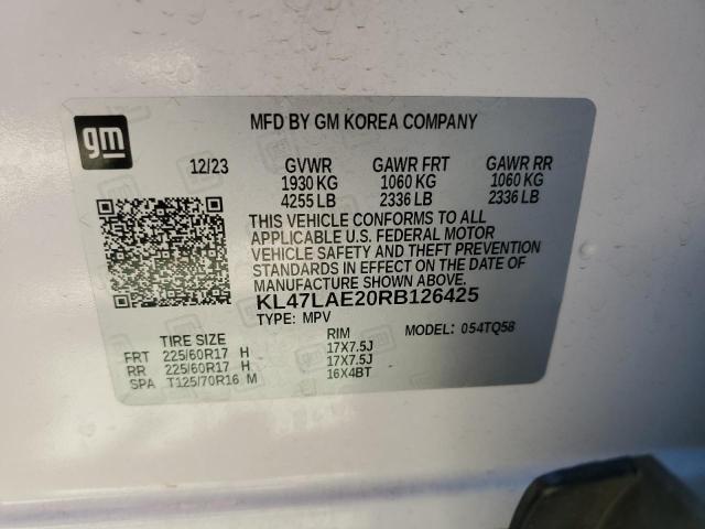 KL47LAE20RB126425 - 2024 BUICK ENVISTA PREFERRED Белый фото 13