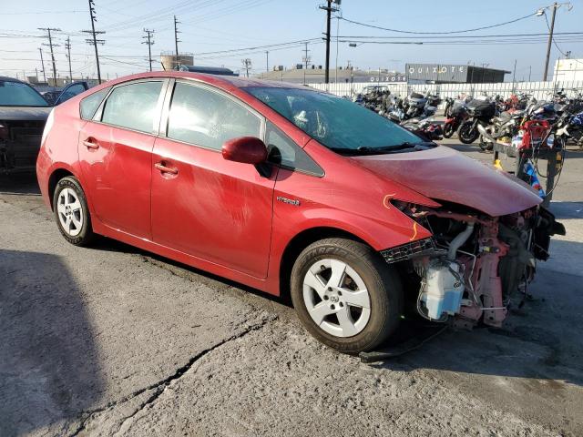 JTDKN3DUXA0048339 - 2010 TOYOTA PRIUS წითელი ფოტო 4