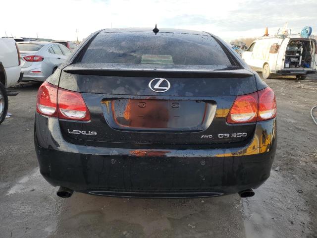 JTHCE96SX70012824 - 2007 LEXUS GS 350 BLACK photo 6