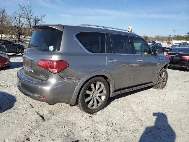 JN8AZ2NE3E9068424 - 2014 INFINITI QX80 CHARCOAL photo 3