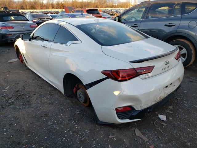 JN1FV7EL7HM701424 - 2017 INFINITI Q60 RED SPORT 400 WHITE photo 2