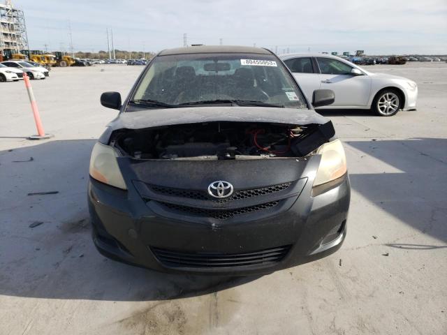 JTDBT923271145170 - 2007 TOYOTA YARIS BLACK photo 5