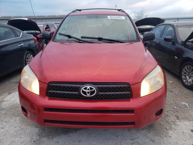 JTMBD33VX85208987 - 2008 TOYOTA RAV4 RED photo 5