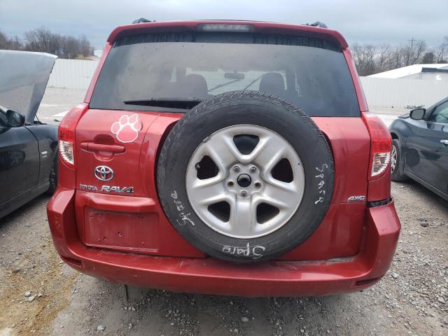 JTMBD33VX85208987 - 2008 TOYOTA RAV4 RED photo 6