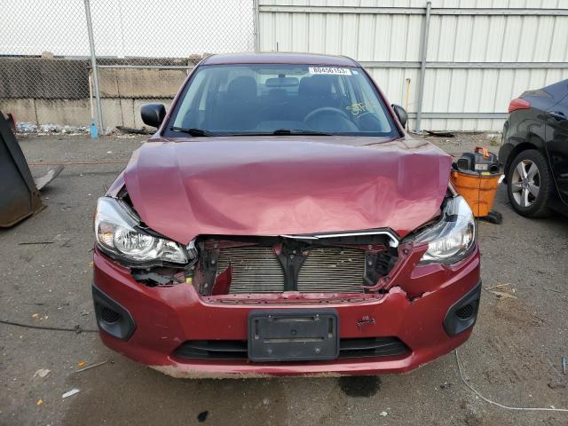 JF1GJAA66DH030590 - 2013 SUBARU IMPREZA RED photo 5