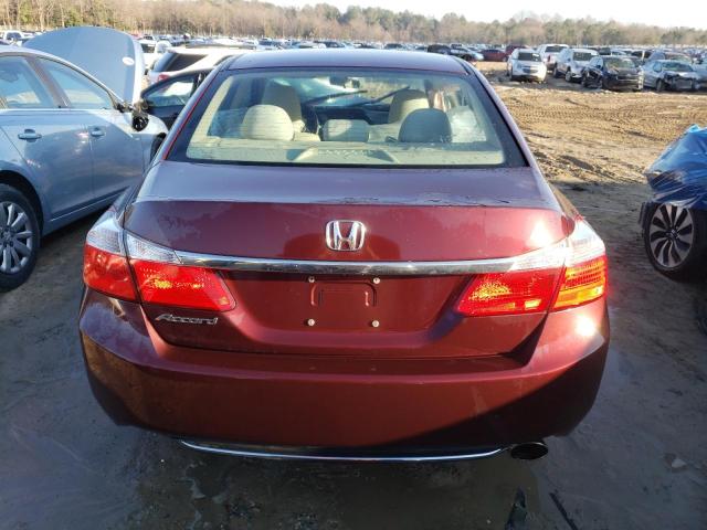 1HGCR2F76FA184948 - 2015 HONDA ACCORD EX BURGUNDY photo 6