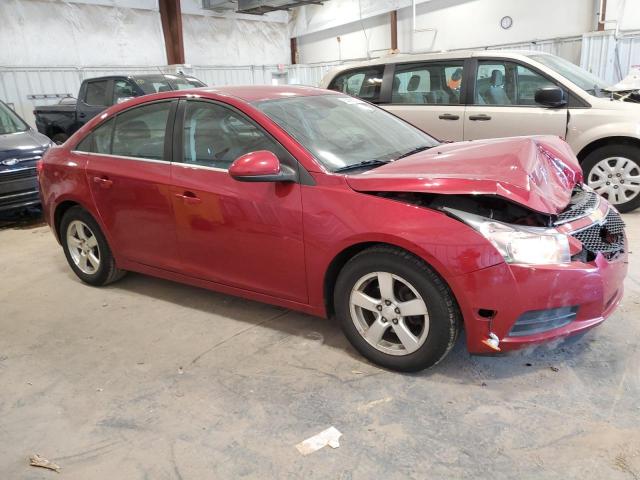 1G1PC5SB4D7166061 - 2013 CHEVROLET CRUZE LT RED photo 4