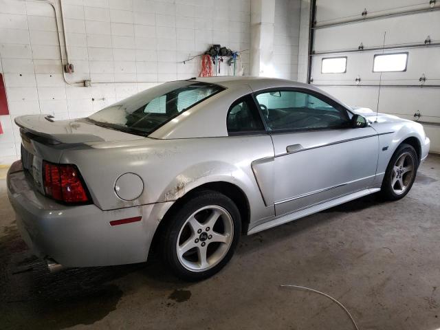 1FAFP42XX2F186515 - 2002 FORD MUSTANG GT SILVER photo 3