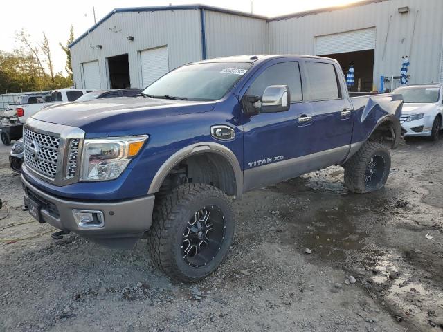 1N6BA1F49GN507530 - 2016 NISSAN TITAN XD SL BLUE photo 1