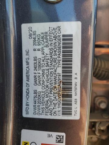 1HGCV2F91LA029197 - 2020 HONDA ACCORD TOURING Grafit foto 12