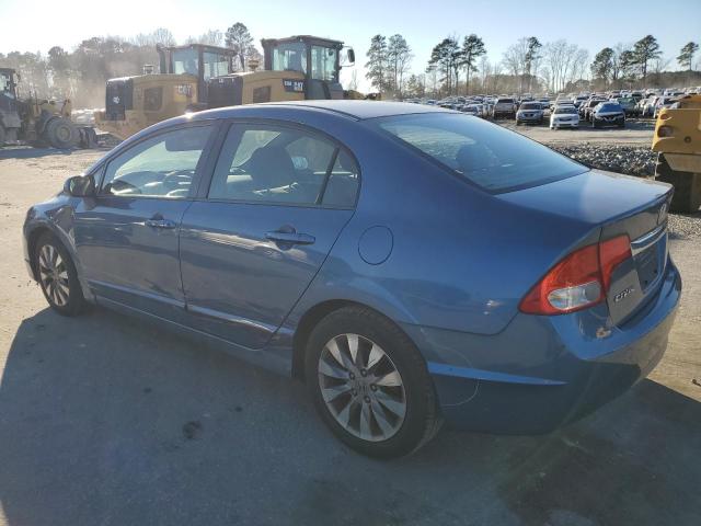 2HGFA1F83AH314637 - 2010 HONDA CIVIC EX BLUE photo 2