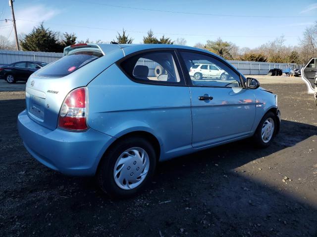 KMHCM36C08U094322 - 2008 HYUNDAI ACCENT GS BLUE photo 3