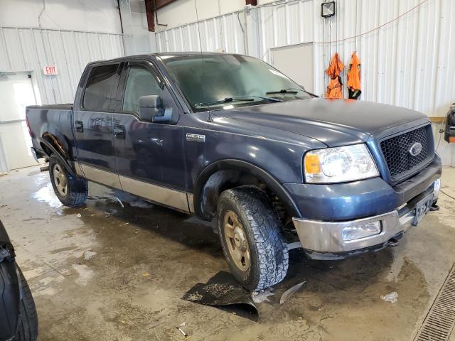 1FTRW14W84KB29091 - 2004 FORD F150 SUPERCREW BLUE photo 4