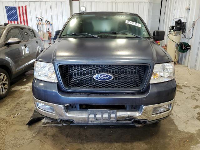 1FTRW14W84KB29091 - 2004 FORD F150 SUPERCREW BLUE photo 5