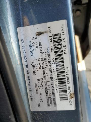 JM1GL1V52H1111249 - 2017 MAZDA 6 TOURING Көк фото 13