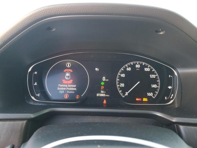 1HGCV2F91MA033462 - 2021 HONDA ACCORD TOURING BLACK photo 9