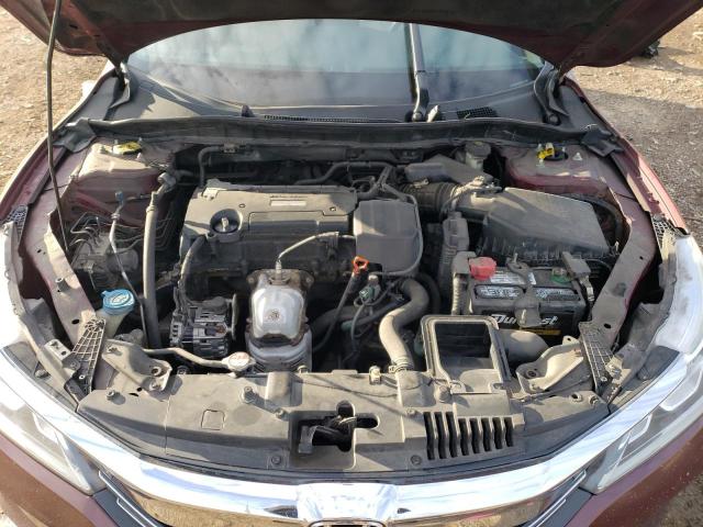 1HGCR2F38HA297753 - 2017 HONDA ACCORD LX MAROON photo 11