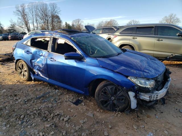 SHHFK7H54JU230686 - 2018 HONDA CIVIC EX BLUE photo 4