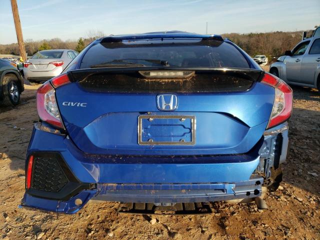 SHHFK7H54JU230686 - 2018 HONDA CIVIC EX BLUE photo 6