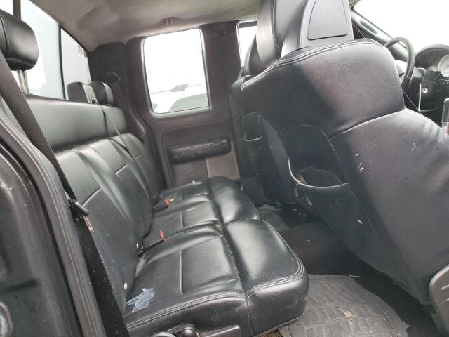 1FTPX12576NA28351 - 2006 FORD F150 BLACK photo 10